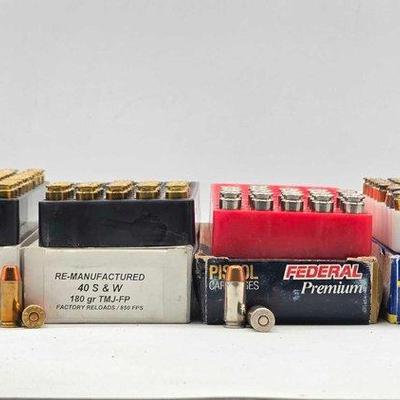 Sale Photo Thumbnail #94: 1346 • approx. (136) rounds of .40 s&w ammo