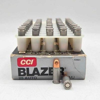 Sale Photo Thumbnail #78: 1314 • new!! (40) blazer .25 auto ammo