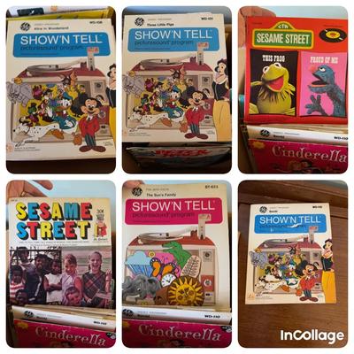Vintage Children’s Show And Tell Picture Sound Programs