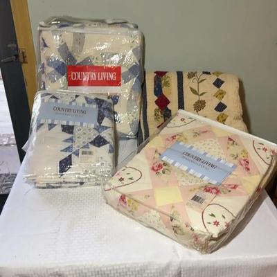 Vintage Handmade Quilt and Three Handcrafted Quilts