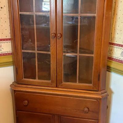 Vintage Corner Cabinet