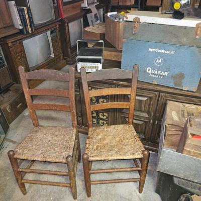 Sale Photo Thumbnail #124: Ladder Back Chairs