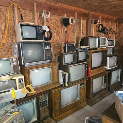 Sale Photo Thumbnail #99: Lots of vintage TV and Radio Consols