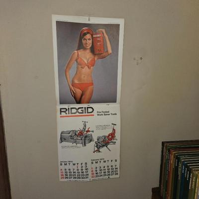 Sale Photo Thumbnail #59: Rigid 1969-1970 Pin-up Calendar