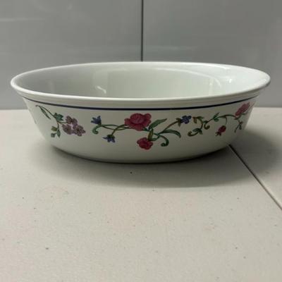 Sale Photo Thumbnail #132: Vintage Lenox "Rose Gardens" vegestable serving dish. 