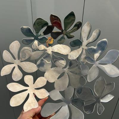 Sale Photo Thumbnail #287: Stainless steel vintage fruit bowl.