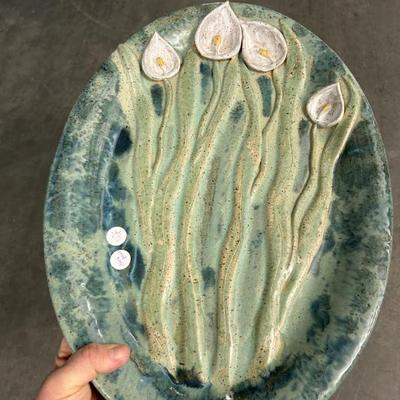 Handmade pottery. Signed. 