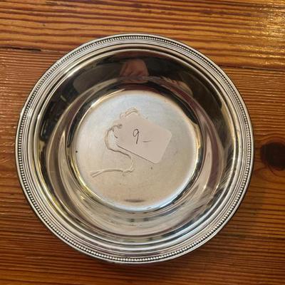 Sale Photo Thumbnail #20: Silver plate nut dish. 