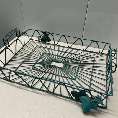 Sale Photo Thumbnail #341: Metal wire Ivy tray. 