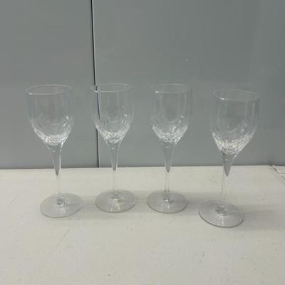 Sale Photo Thumbnail #354: Vintage set of 4 crystal aperitif glasses. 