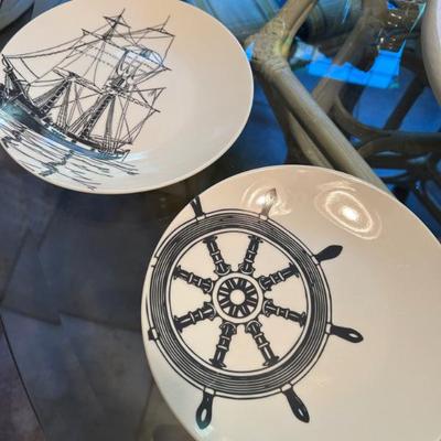 Sale Photo Thumbnail #369: American Atelier set of 2 plates. 