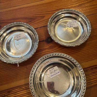 Sale Photo Thumbnail #9: All sterling silver. Prices and weights are listed on each piece. 