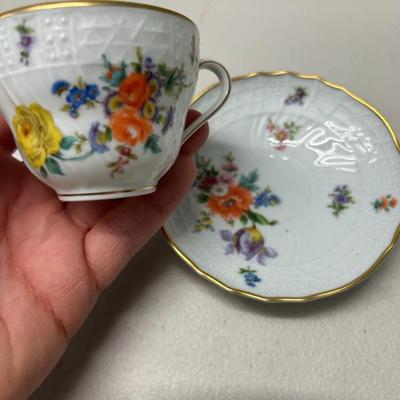 Sale Photo Thumbnail #208: Hutschenreuther teacup and saucer. Made in Germany. 