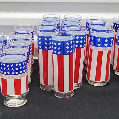Libby Stars & Stripes Glassware (1115)