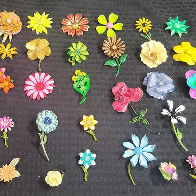 Floral Brooches