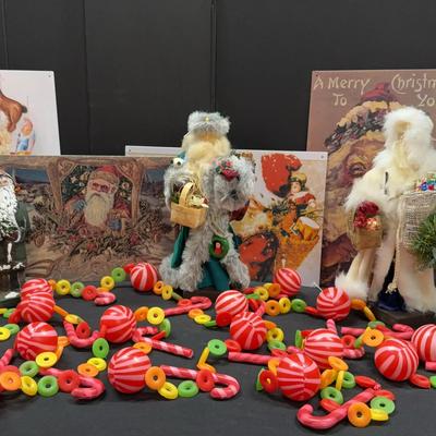 Vintage Blow Mold Candy Garland & More