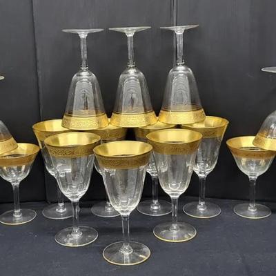 1950s Tiffin Franciscan Valencia Glasses (1125)