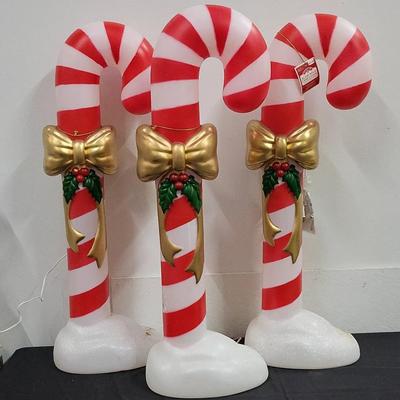 Candy Cane Lane Blow Molds