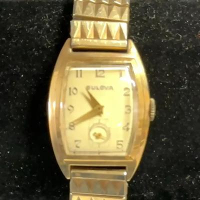 Men’s 14K Gold Bulova Watch