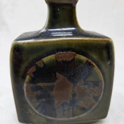 Vintage Japanese Paul Mitchell Glazed Pottery Vase