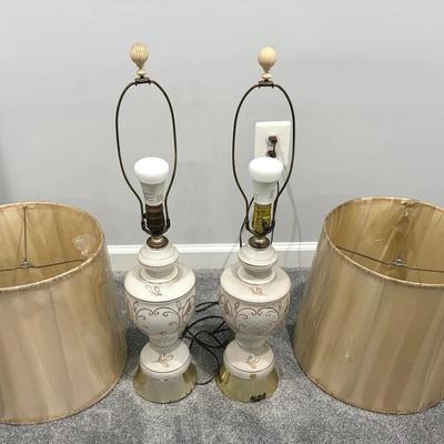 Vintage MCM West Germany Lamps & Shade