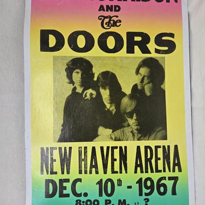 Vintage 1974 The Doors Concert Poster