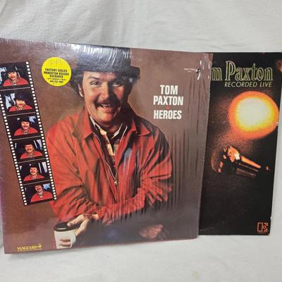 Pair of Vintage Tom Paxton LPs