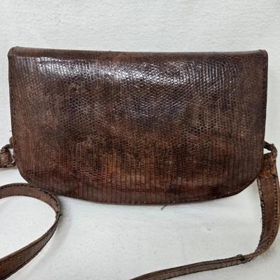 Vintage Snakeskin Handbag