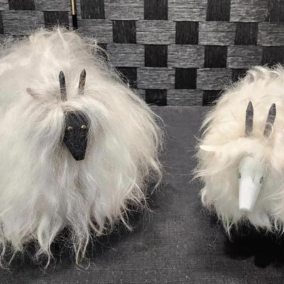 Two Navajo Folk Art Sheep