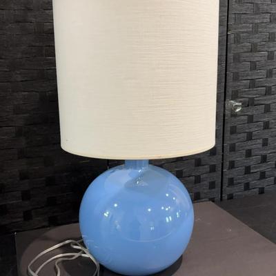Blue Orb Table Lamp 