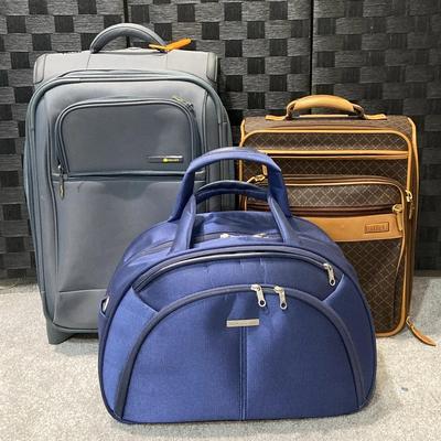 Delsey Suitcase, Samsonite Carry On & Eiffel Luggage 