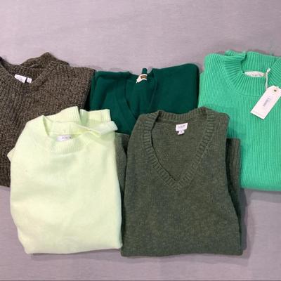 Green Sweaters - J. Crew, By Together & Fashion Apparel (S-L)