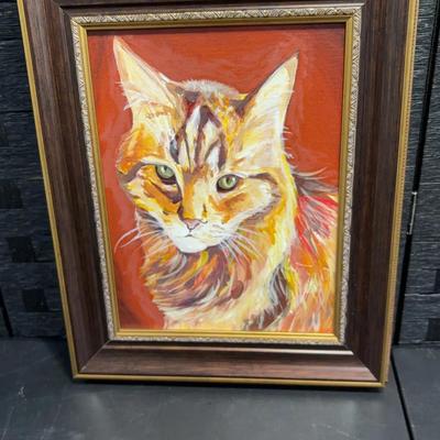 Original Cat Painting