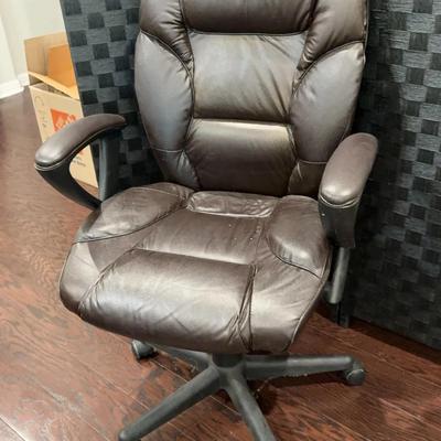 Leather Task Chair, smaller size from Office Depot
