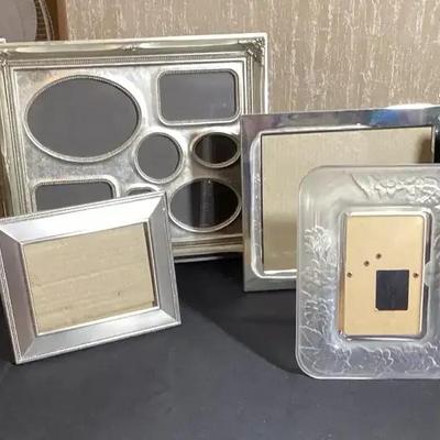 Assorted Picture Frames- Silver