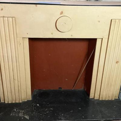 Vintage Faux Fireplace/Mantel