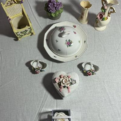Porcelain Flower Decor
