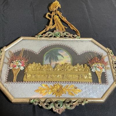Vintage “Last Supper” 3D Wall Plaque