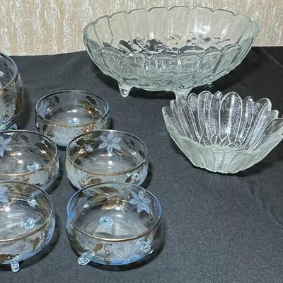 Assorted Vintage Glassware