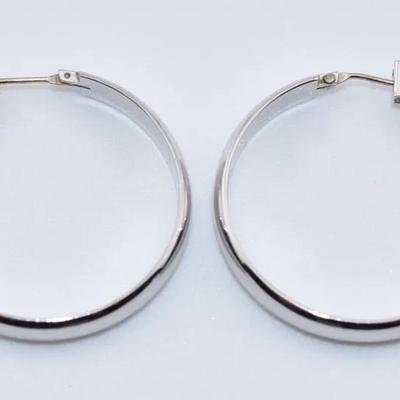 Monet - Vintage Closed Hoop Earrings