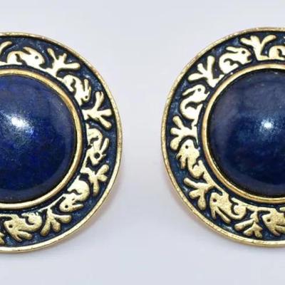 Museum of Fine Art - Lapis Lazuli Bunny Ring Earrings
