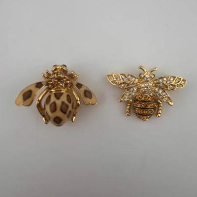 Joan Rivers Gold Toned Bee Brooches