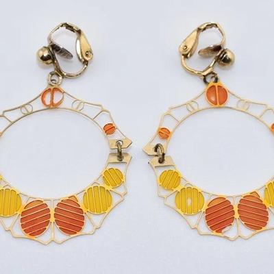 Dainty Colorful Dangle Earrings