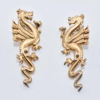 Vintage Dragon Earrings
