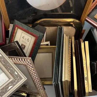 Lot 105:  Tote of Frames