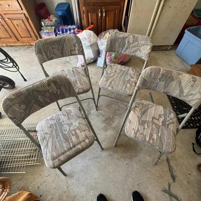 Lot 258: Card Table And Chairs 