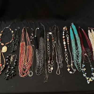 Lot 225: Costume Necklace Collection 