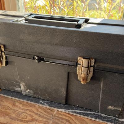 Lot 502: Toolbox And Weedwhacker Line