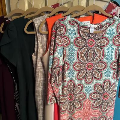 Lot 135:  Size 12 Dresses (London Times, CK, Nine West)