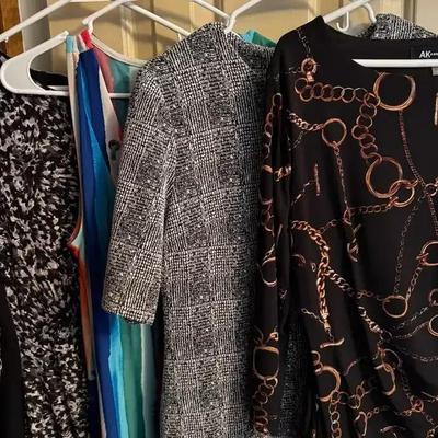 Lot 136:  Four Size 14 Dresses  (Anne Klein, Ralph Lauren)